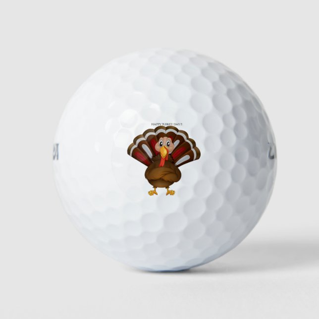 Balles De Golf Turquie mignonne (Devant)
