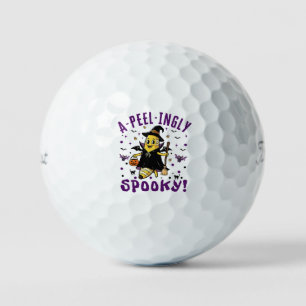 Balles De Golf Un design banane d'Halloween Éffrayant