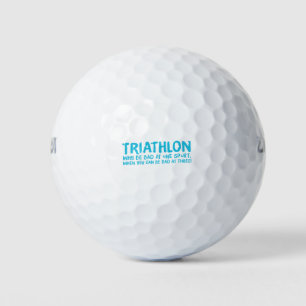 Balles De Golf Un grand cadeau de Triathlon pour votre ami ou fam