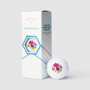 Balles De Golf Un lit fleuri de fleurs marguerites