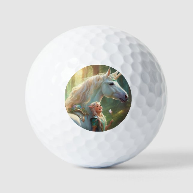 Balles De Golf Unicorne (Recto)