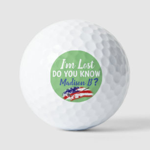 Balles De Golf USA Lost Golfer Funny