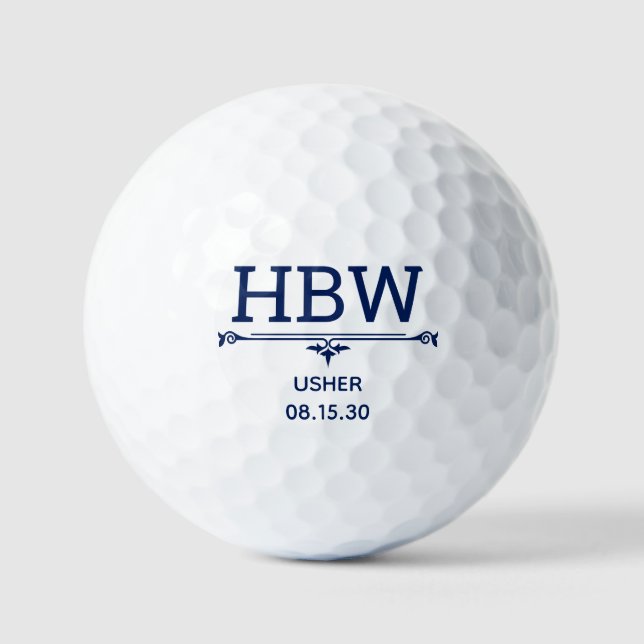 Balles De Golf Usher Personalized Golf Balls (Recto)