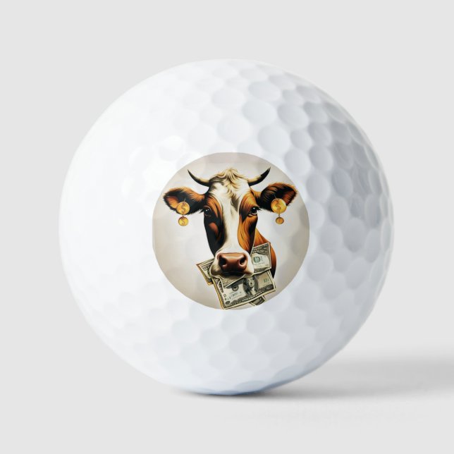 Balles De Golf Vache en espèces (Recto)