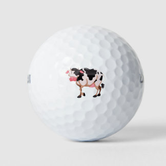Balles De Golf Vache mignonne