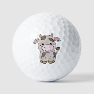 Balles De Golf Vache mignonne
