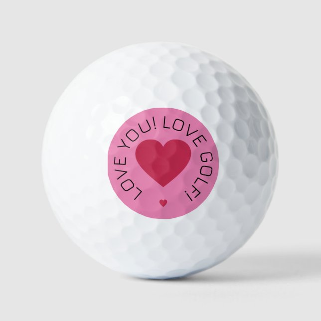 Balles De Golf Valentine's Day Custom Golf Ball (Recto)