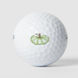 Balles De Golf vert plat citrouille