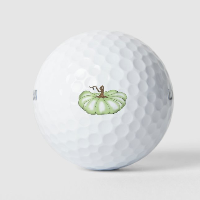 Balles De Golf vert plat citrouille (Devant)