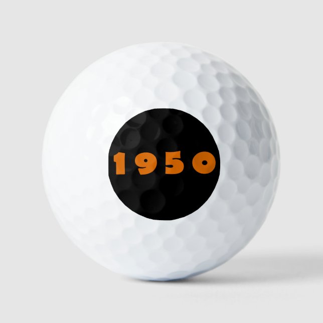 Balles De Golf vintage 1965 (Recto)