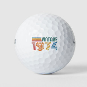 Balles De Golf Vintage 1974 50e anniversaire