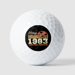 Balles De Golf Vintage 1983 Limited Edition 41e anniversaire