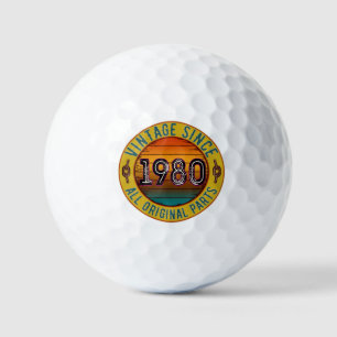 Balles De Golf vintage depuis 1980 toutes les pièces d'origine 