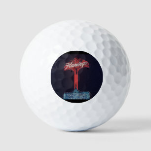 Balles De Golf Vintage Las Vegas Flamant rose Hotel