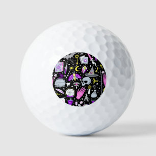 Balles De Golf Vintage tartan brun-orange.