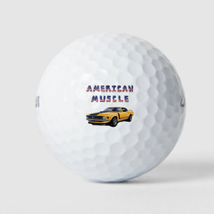 Balles De Golf Voiture musculaire classique américaine Mustang Bo