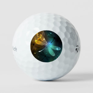 Balles De Golf Vol de libellule verte lumineuse