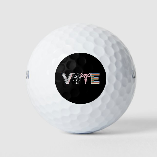 Balles De Golf Voter Livres Interdits Droits de reproduction BLM  (Devant)