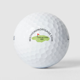 Balles De Golf Votre Logo Personnalisé Site Web Promotion Entrepr