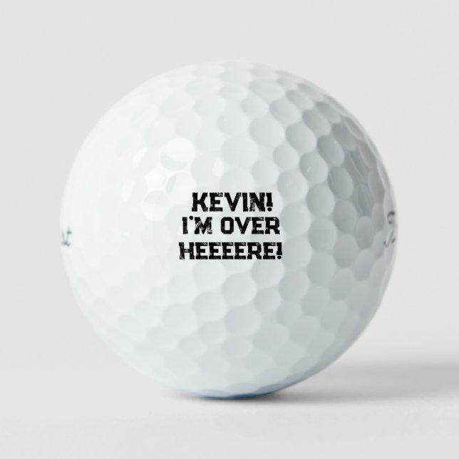 Balles De Golf Votre nom - Custom Funny Golf Balls (Recto)