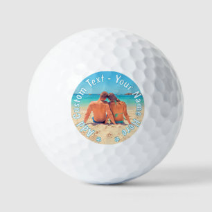 Balles De Golf Votre photo Boules de golf cadeau avec nom de text