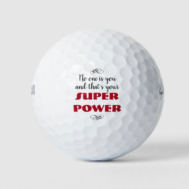 Balles De Golf Votre super puissance (Devant)