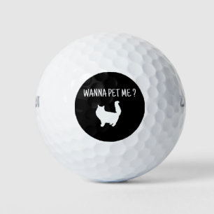 Balles De Golf Wanna Pet Me Chat
