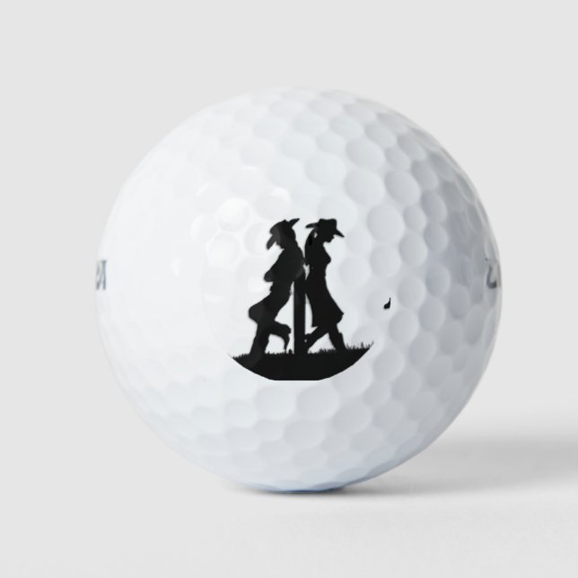 Balles De Golf Western Cowboy (Devant)