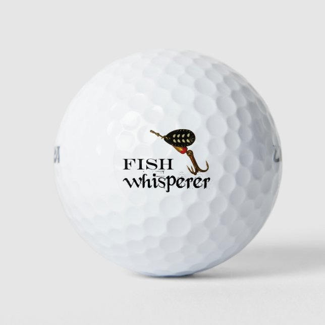 Balles De Golf Whisperer de poisson (Devant)