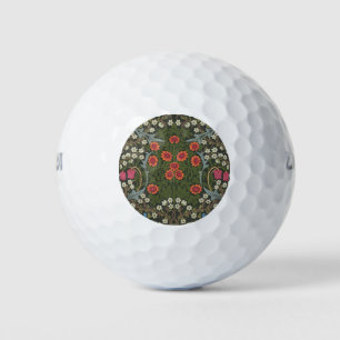 Balles De Golf William Morris Jardin Fleur de Prunellier Classiqu