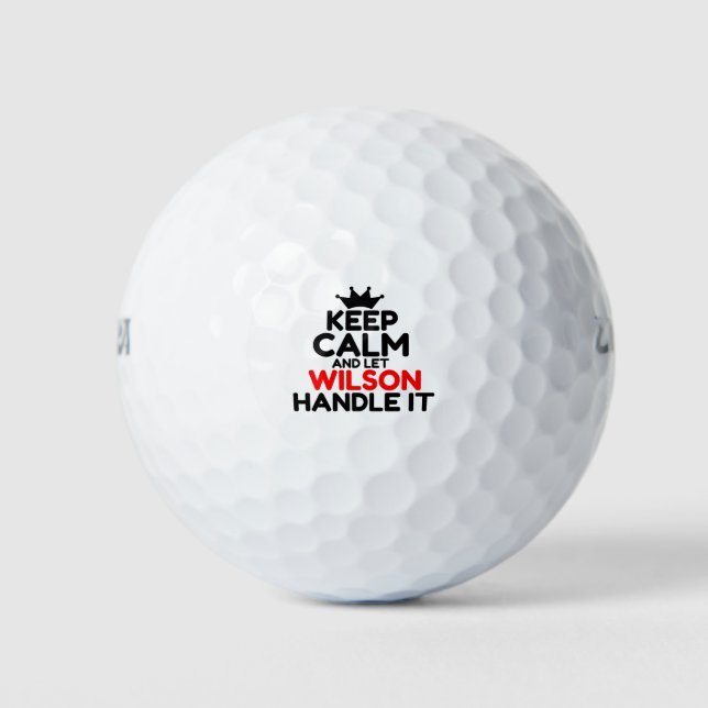 BALLES DE GOLF WILSON (Devant)