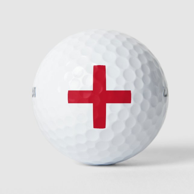Balles De Golf Wilson Golf Ball avec drapeau d'Angleterre, Royaum (Devant)
