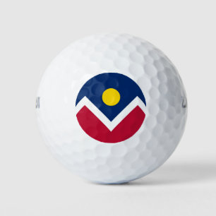 Balles De Golf Wilson Golf Ball avec drapeau de Denver City, USA