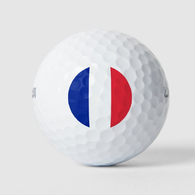 Balles De Golf Wilson Golf Ball avec drapeau de France (Devant)