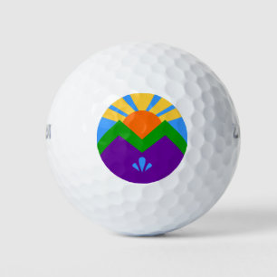 Balles De Golf Wilson Golf Ball avec drapeau de Manitou Springs