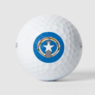 Balles De Golf Wilson Golf Ball avec drapeau de Mariana du Nord