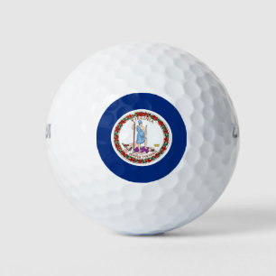 Balles De Golf Wilson Golf Ball avec drapeau de Virginie