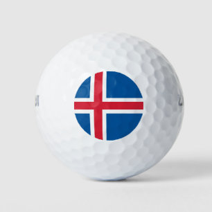 Balles De Golf Wilson Golf Ball avec drapeau d'Islande
