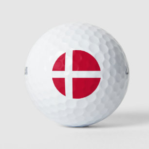Balles De Golf Wilson Golf Ball avec drapeau du Danemark