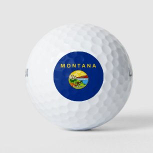 Balles De Golf Wilson Golf Ball avec drapeau du Montana