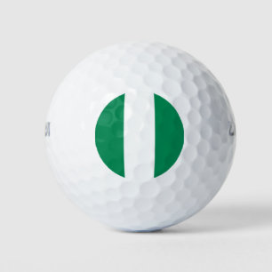 Balles De Golf Wilson Golf Ball avec drapeau du Nigeria