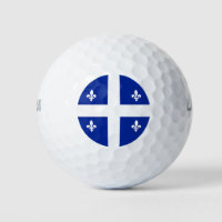 Wilson Golf Ball avec drapeau du Québec