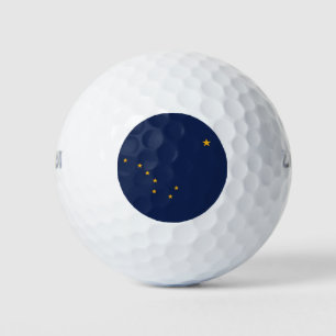 Balles De Golf Wilson Golf Ball avec le drapeau de l'Alaska, USA