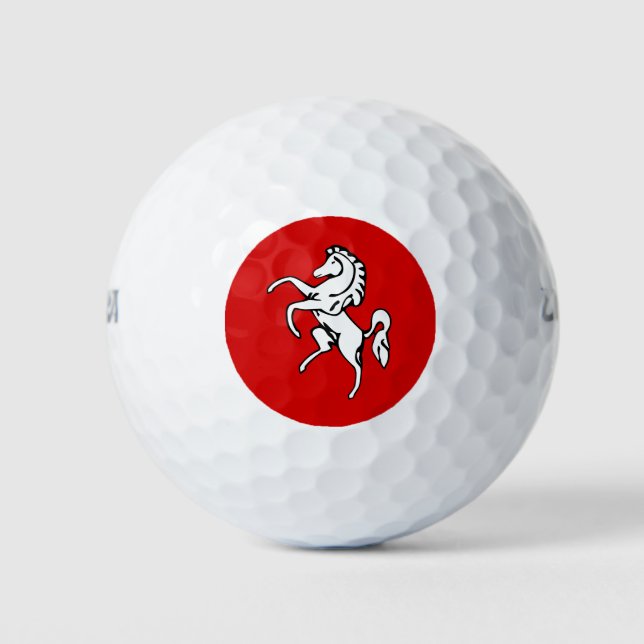 Balles De Golf Wilson Golf Ball with flag of Kent, England (Devant)