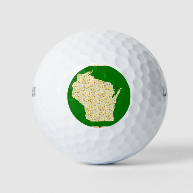 BALLES DE GOLF WISCONSIN (Devant)