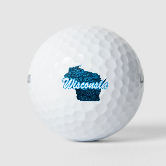 Balles De Golf Wisconsin (Devant)