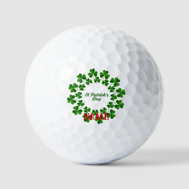 Balles De Golf Wreath de la Saint Patrick Thunder_Cove (Recto)
