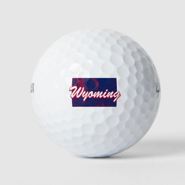Balles De Golf Wyoming (Devant)