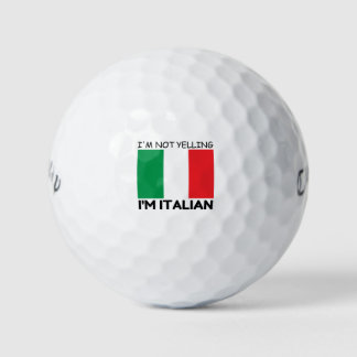 BALLES DE GOLF YELLING ITALIEN
