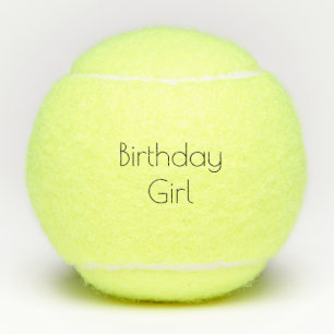 Balles De Tennis Anniversaire fille de tennis BA